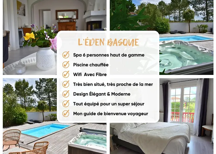 Villa Éden Basque - Piscine-Plage-Calme Anglet